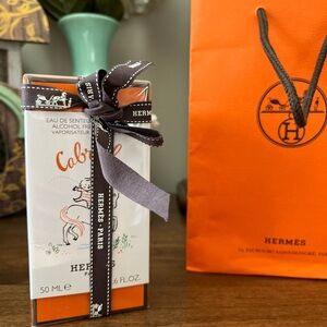 Hermes Orange and Brown Perfume Set